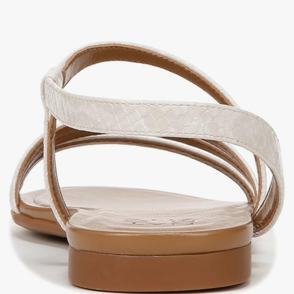 Naturalizer Salma White/Cream/Beige Snake Women's Shoes New - Picture 7 of 12